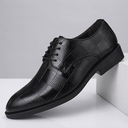 Zapatos de cuero versátiles de tallas grandes