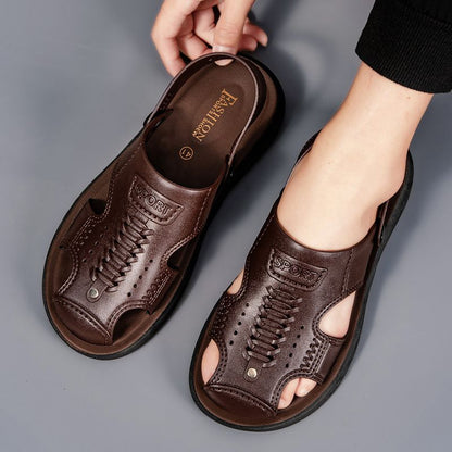 Nuevas sandalias convertibles de punta cerrada para hombre