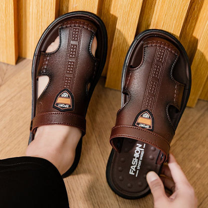 Sandalias para hombre transpirables, antideslizantes y con suela blanda.