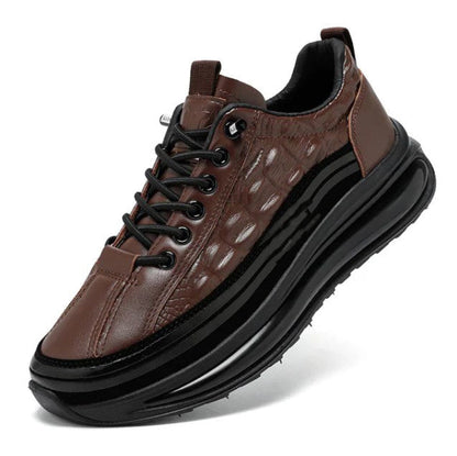 Zapatos de cuero para hombre estilo cocodrilo para negocios