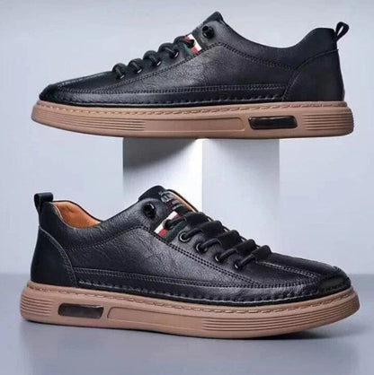 Zapatos ortopédicos de cuero de alta calidad para hombre