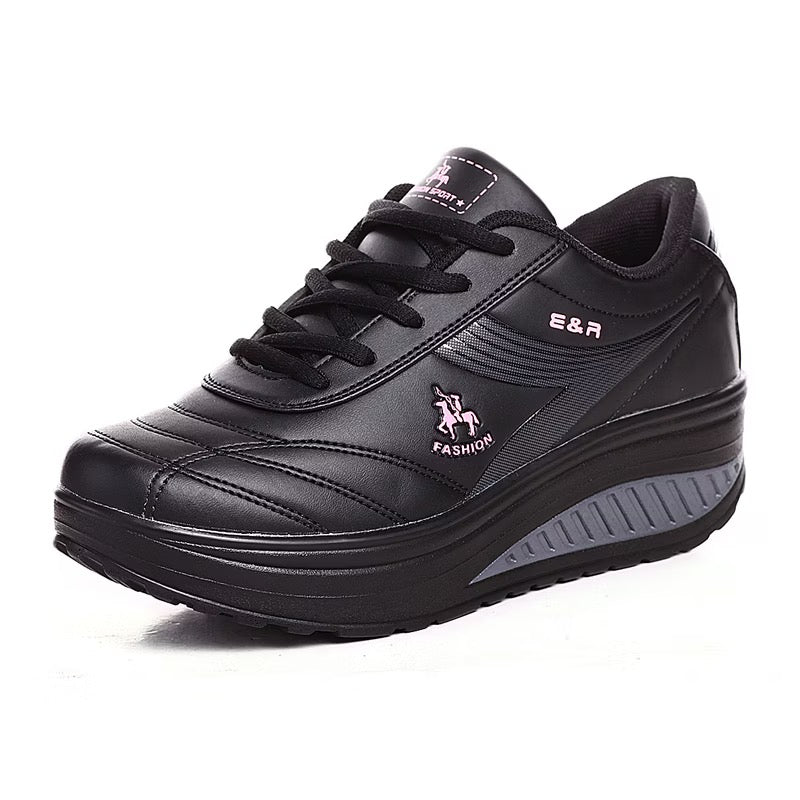 Zapatos casuales ortopédicos con plataforma
