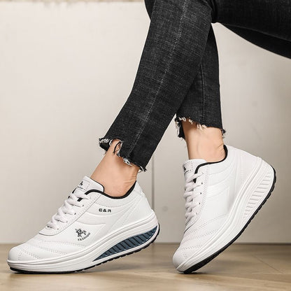 Zapatos casuales ortopédicos con plataforma