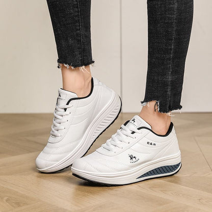 Zapatos casuales ortopédicos con plataforma