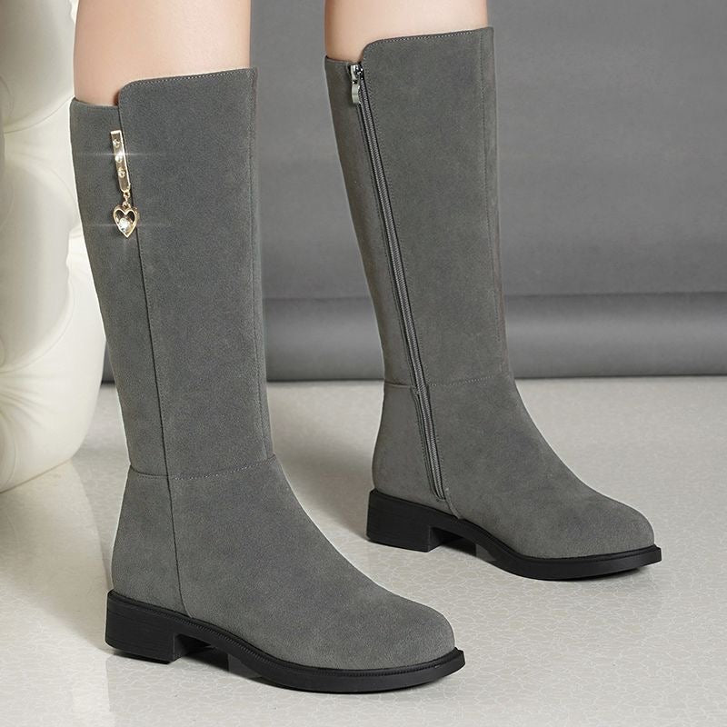 Botas de invierno de media pantorrilla con forro polar