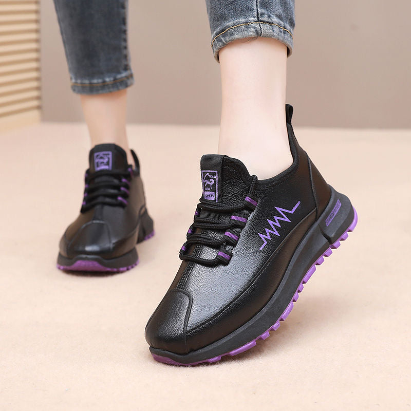 Zapatos cálidos impermeables de cuero de invierno