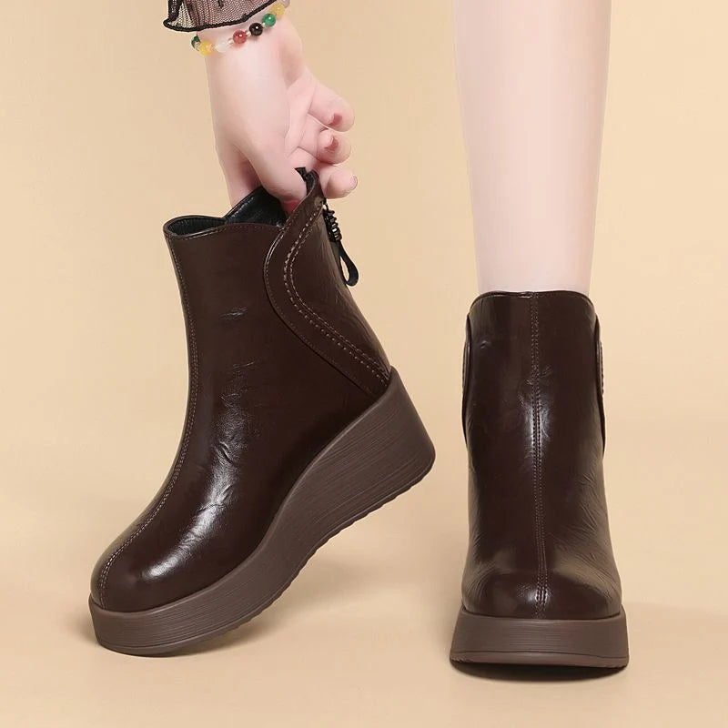 Botines Casual de Mujer con Suela Gruesa