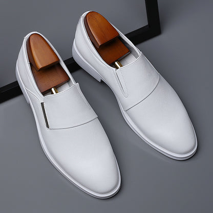Zapatos de hombre de tacón bajo estilo ejecutivo casual