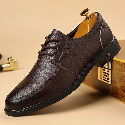 Zapatos de cuero de suela blanda y antideslizante