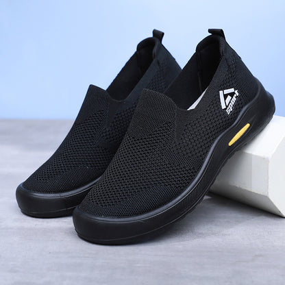 Zapatos sin cordones de suela blanda para hombre