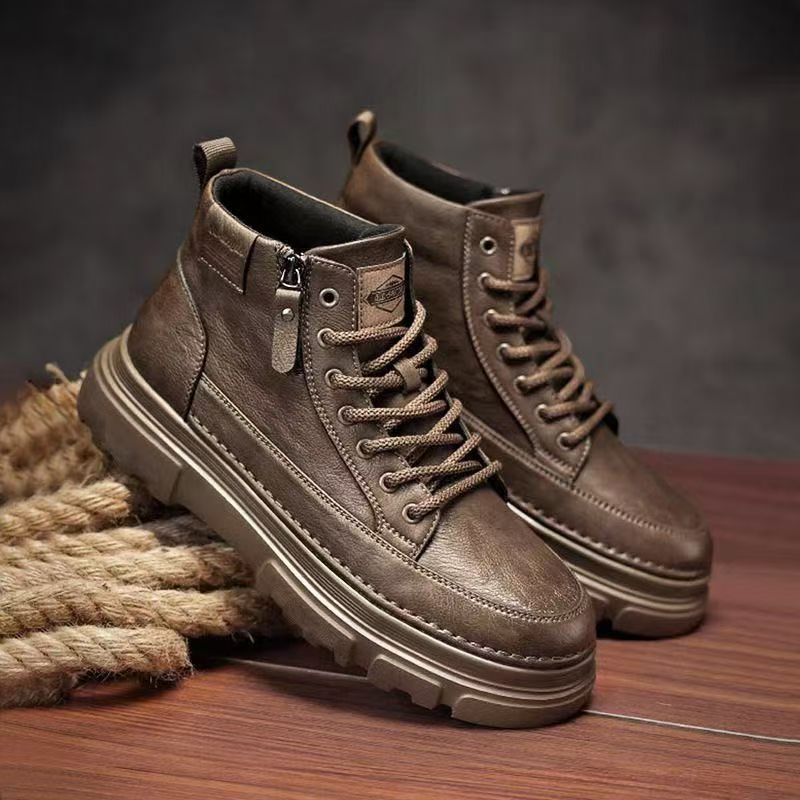 Botas de trabajo de caña media para hombre