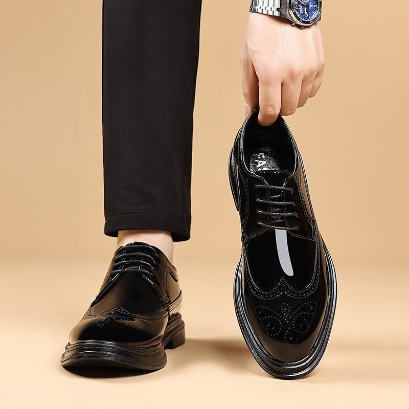 Brogues casuales para hombre de estilo británico