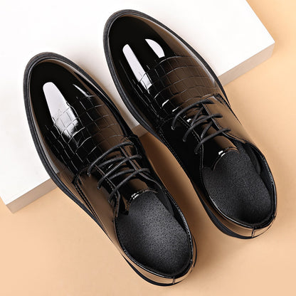 Zapatos casuales de cuero para hombre de tallas grandes