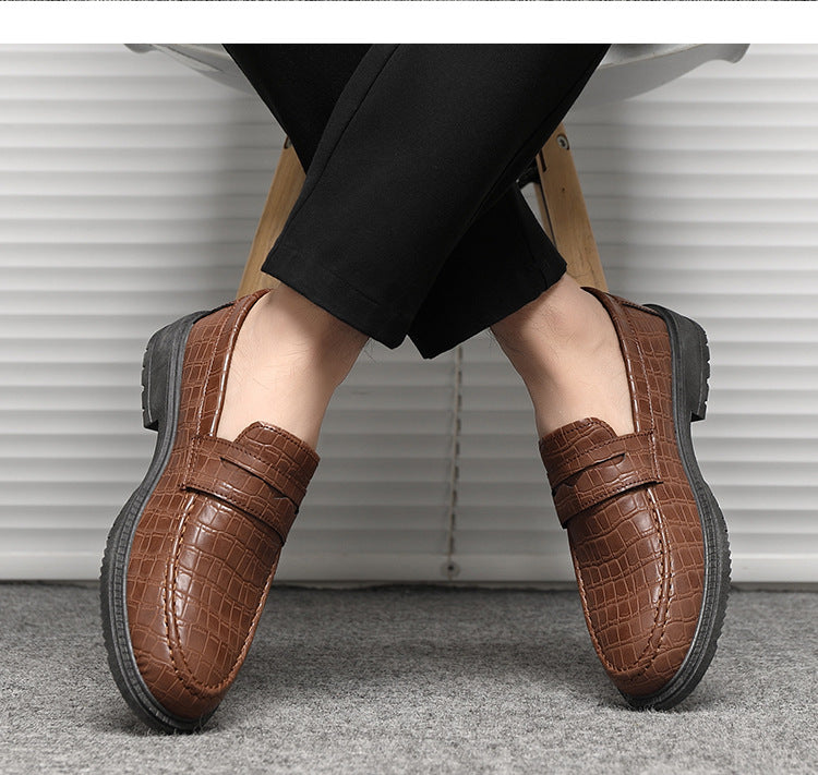 🐂Cuero🐂Mocasines con estampado de piedras