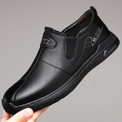 Zapatos de cuero suave sin cordones