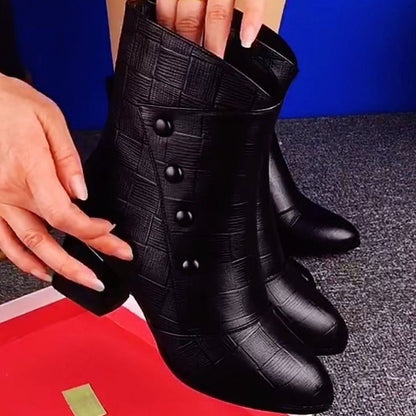 Botas de piel suave hasta media pantorrilla