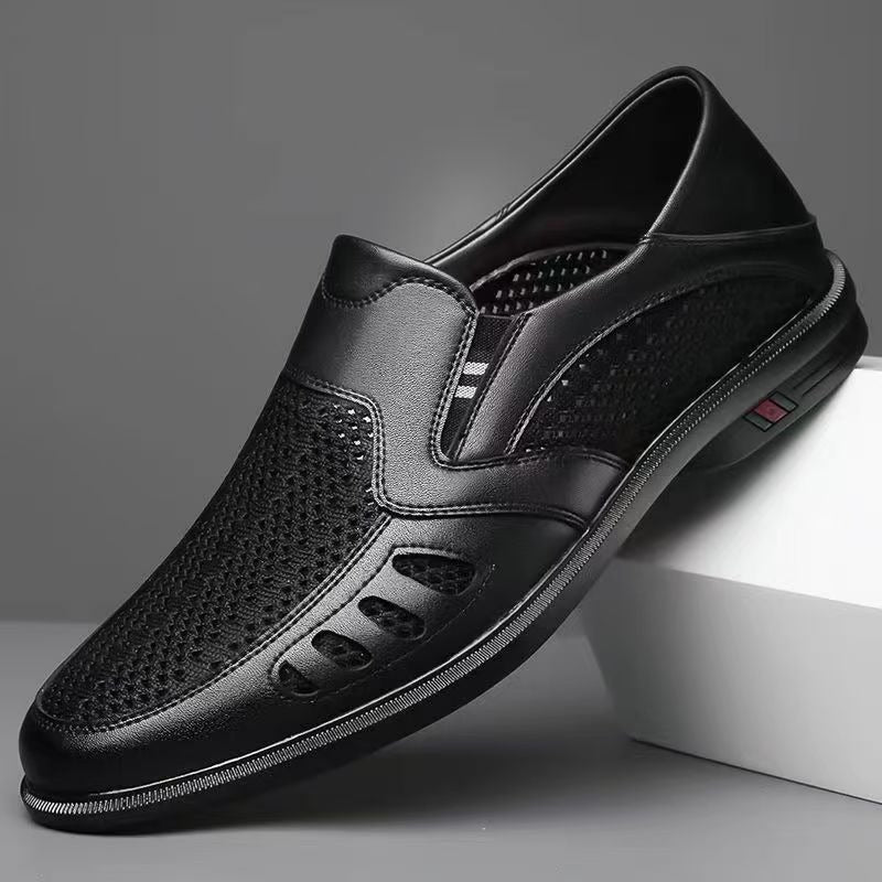 Zapatillas de malla sin cordones para hombre