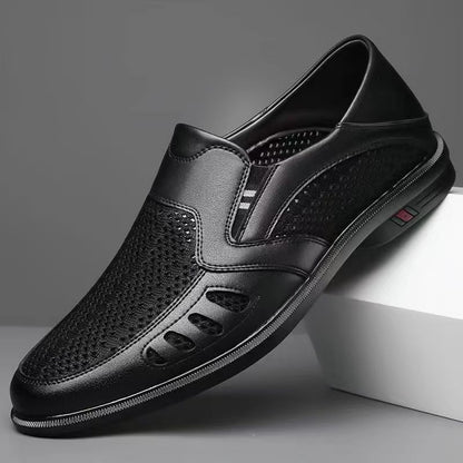 Zapatillas de malla sin cordones para hombre