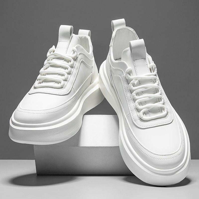 Zapatos casuales con suelas ocultas para aumentar la estatura