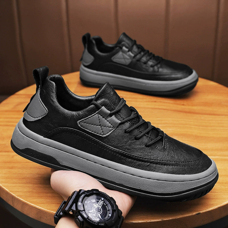 Zapatillas versátiles de estilo retro y ropa de trabajo para hombre