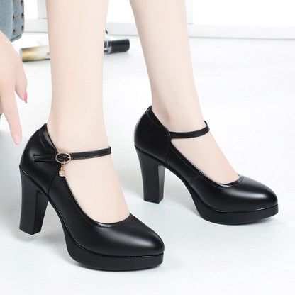 (7cm y 5cm) tacones altos femeninos
