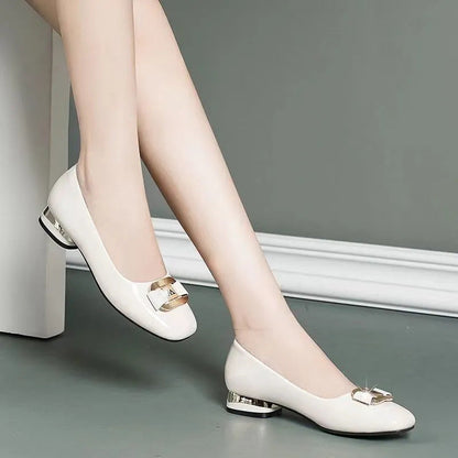 (m láminas de hierro) tacones altos