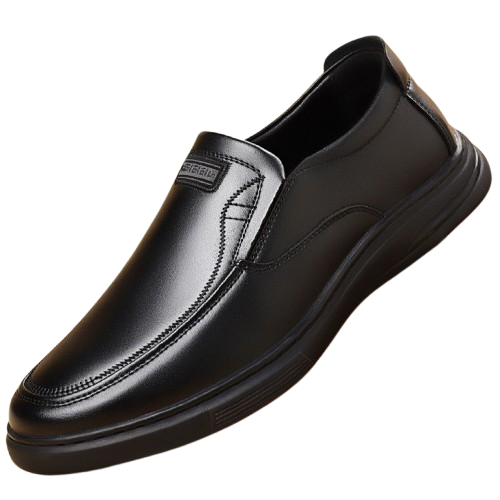 Zapatos bajos de cuero para mujer
