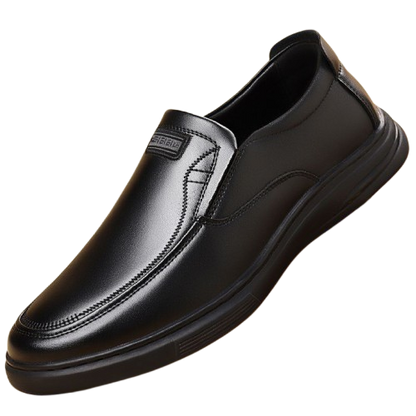 Zapatos bajos de cuero para mujer
