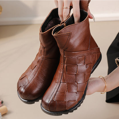 Botines de Dama de Estilo Casual y Suela Gruesa