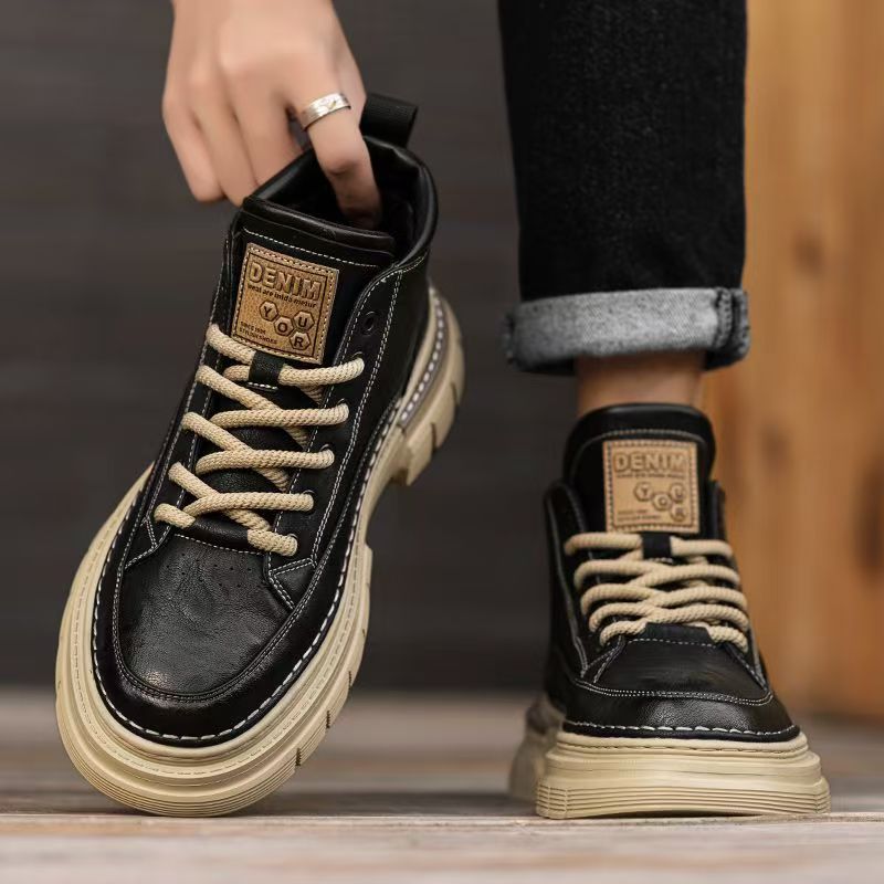 Botas de trabajo impermeables que aumentan la estatura
