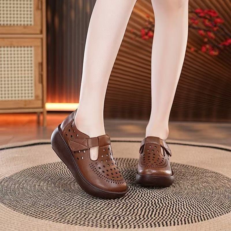 Sandalias de cuña para mujer
