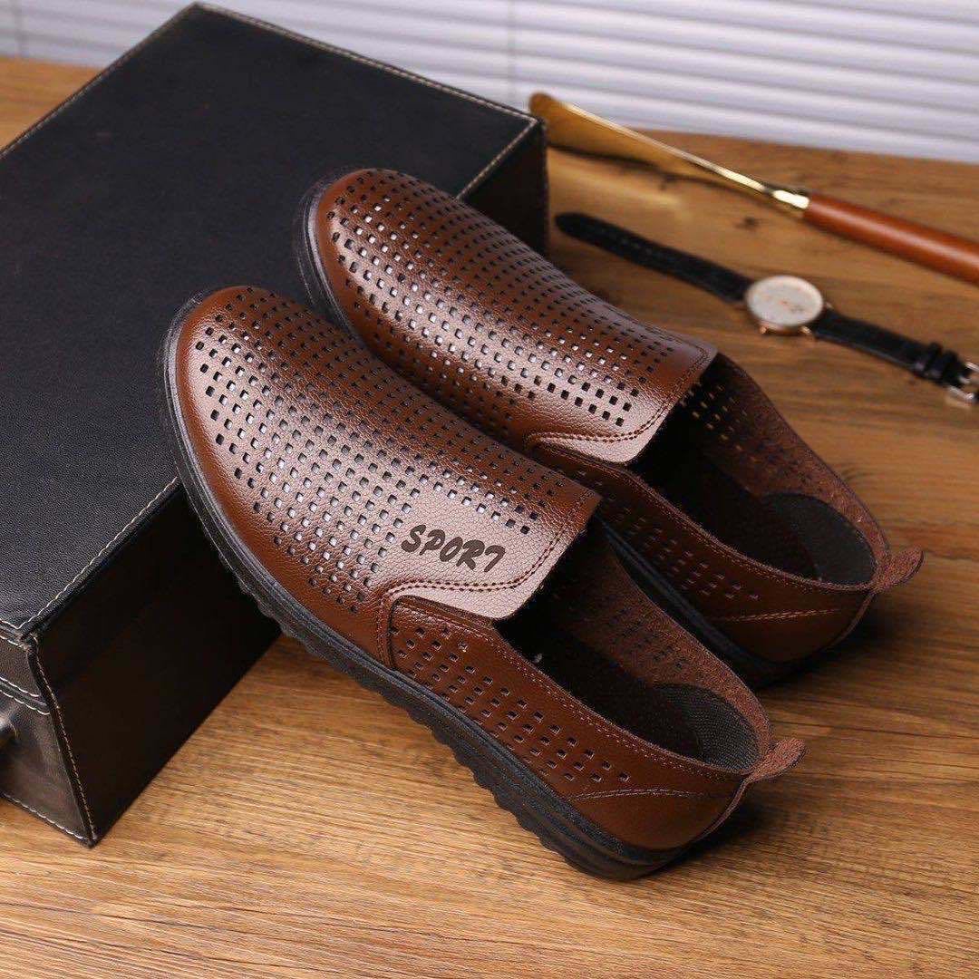 Zapatos masculinos con recortes 2026