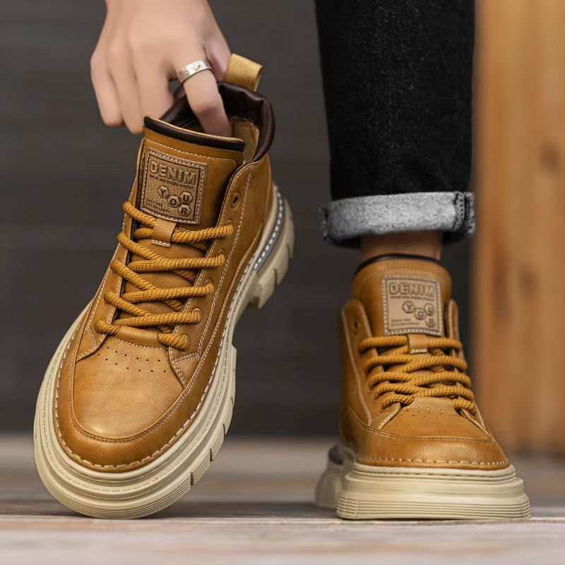 Botas de trabajo impermeables que aumentan la estatura