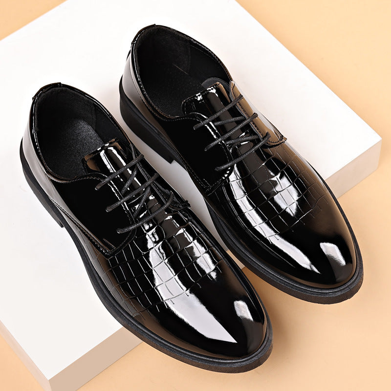 Zapatos casuales de cuero para hombre de tallas grandes