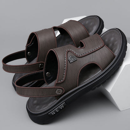 Sandalias para hombre transpirables, antideslizantes y de suela blanda