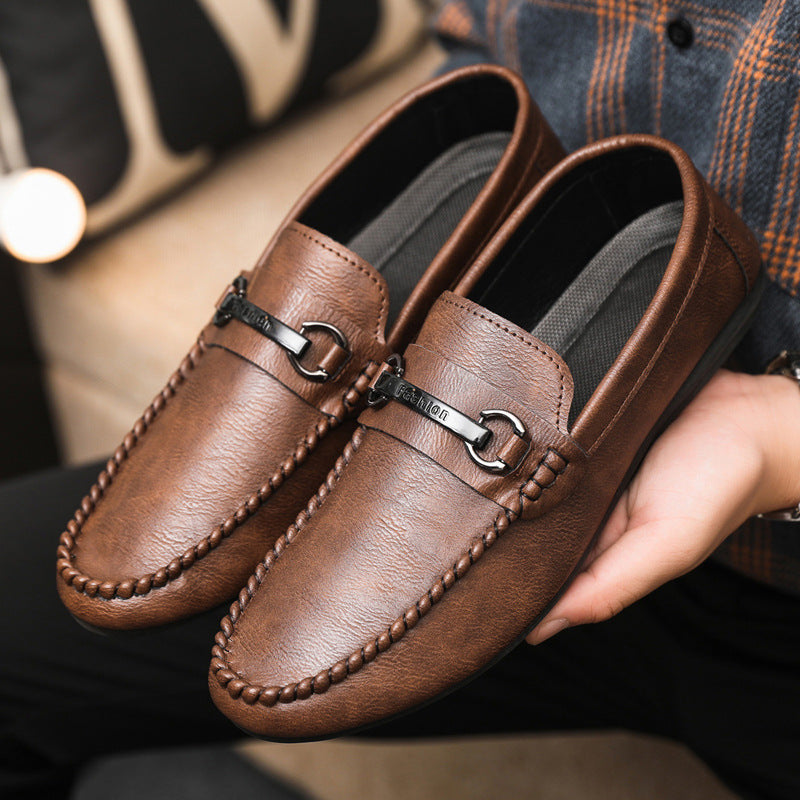 Nuevos mocasines de conducir sin cordones para hombre