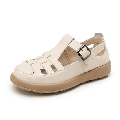 Sandalias antideslizantes de suela blanda para mujer