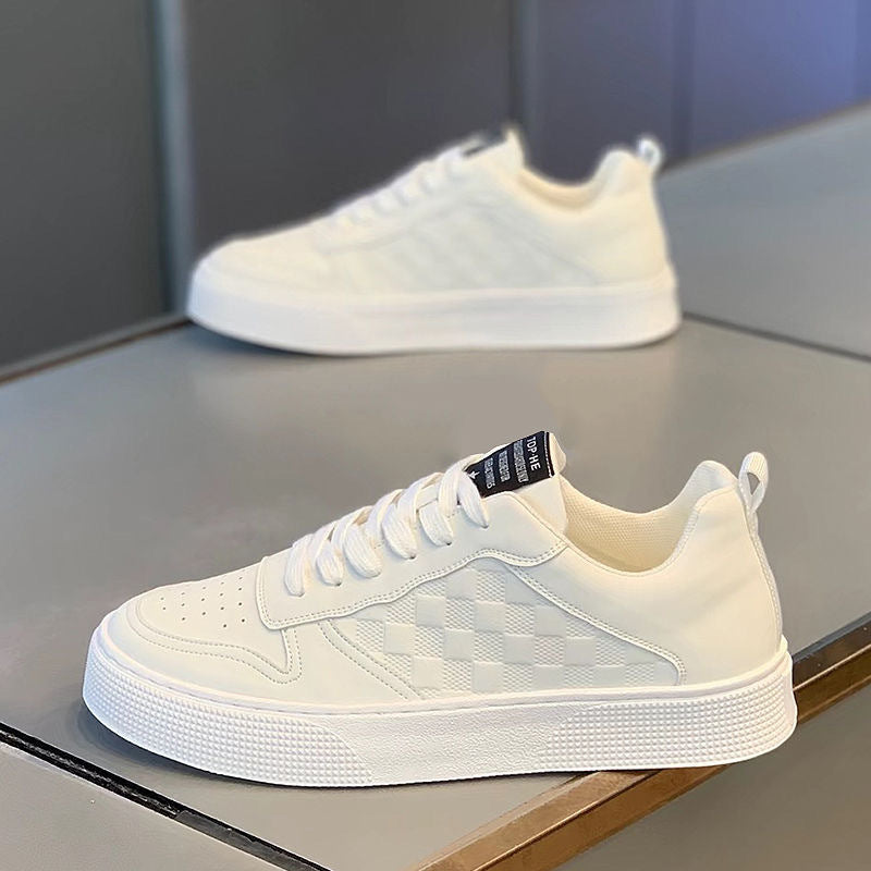 Zapatillas blancas transpirables para hombre