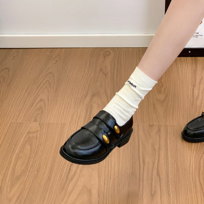 Mocasines de Doble Hebilla para Mujer