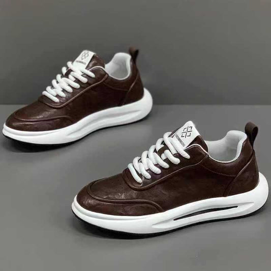 Zapatillas para hombre de suela gruesa, antideslizante y suave