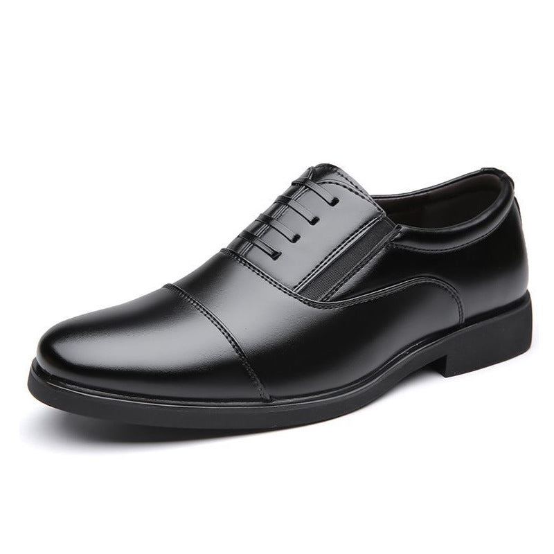 Zapatos de cuero estilo británico para hombre