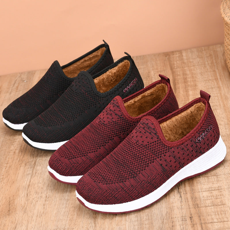 Nuevos tenis de felpa de invierno