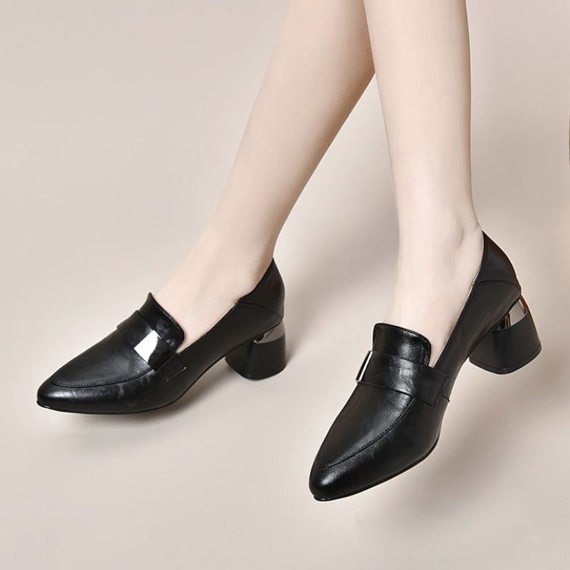 (hojalata marrón) tacones altos de mujer