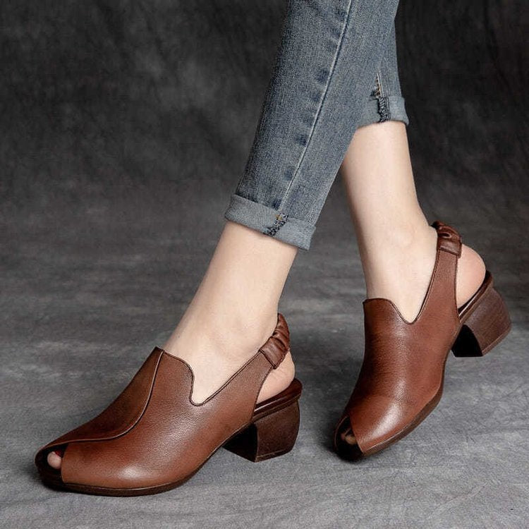 (cinturón de tropiezo trasero) tacones altos