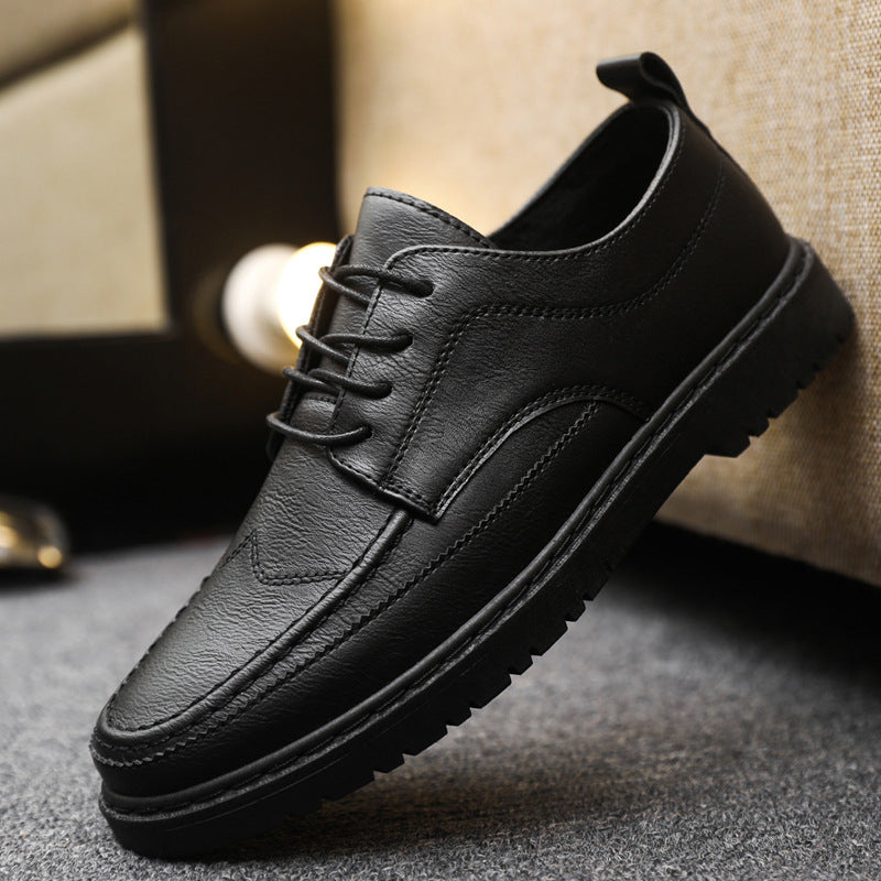 Zapatos de cuero casuales y de moda para hombre