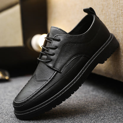 Zapatos de cuero casuales y de moda para hombre