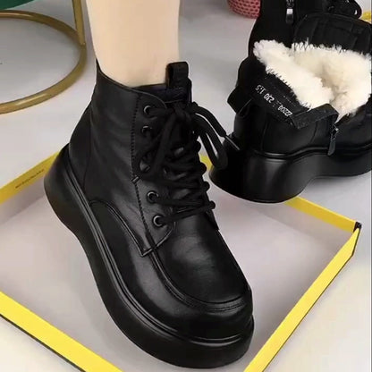 Botas de nieve de lana de invierno