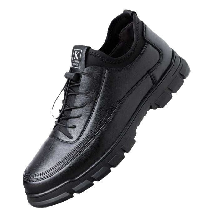 Zapatos casuales de cuero estilo deportivo para hombre