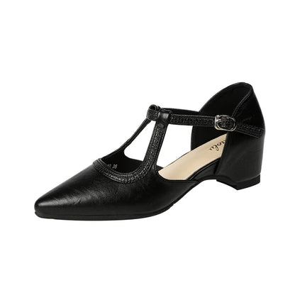 Zapatos casuales de cuero con elevación interna y diseño sofisticado