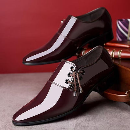 🐂Cuero🐂Zapatos de cuero con tiras laterales